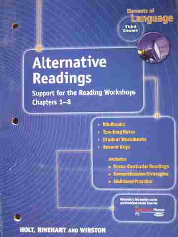 (image for) Elements of Language 3rd Course Alternative Readings (P)