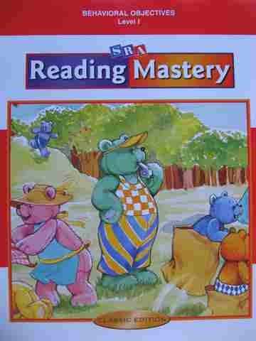 (image for) Reading Mastery 1 Classic Edition Behavioral Objectives (P) by Siegfried Engelmann & Elaine C Bruner