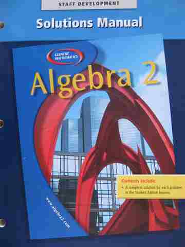 (image for) Algebra 2 Solutions Manual (P)