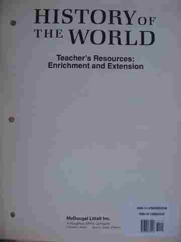 (image for) History of the World the Modern Era Enrichment & Extension (Loose Leaf)