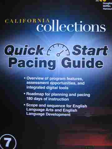 (image for) Collections 7 Quick Start Pacing Guide (CA)(P)