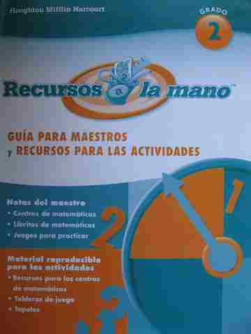 (image for) Recursos la mano 2 Guia para maestros y Recursos para las actividades (TE)(P)
