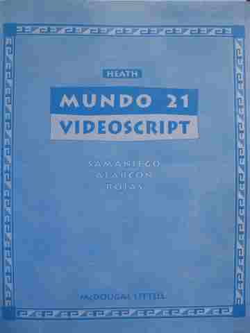 (image for) Dime! Pasaporte al Mundo 21 Videoscript (P) by Samaniego, Alarcon, & Rojas