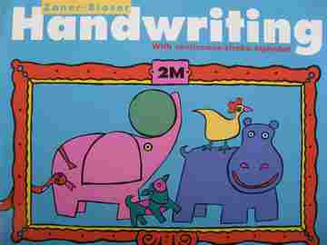 (image for) Handwriting with Continuour-Stroke Alphabet 2M (P) by Hackney, Farris, Jones, & Lamme