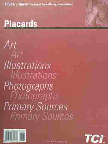 (image for) History Alive! United States Thru Industrialism Placards (Pk)