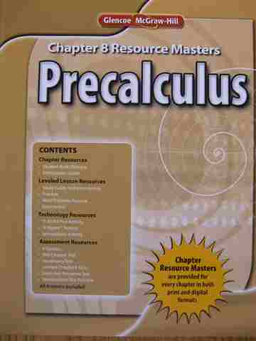 (image for) Precalculus Chapter 8 Resource Masters (P)