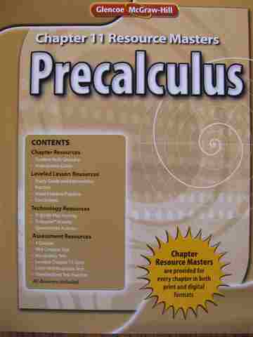 (image for) Precalculus Chapter 11 Resource Masters (P)
