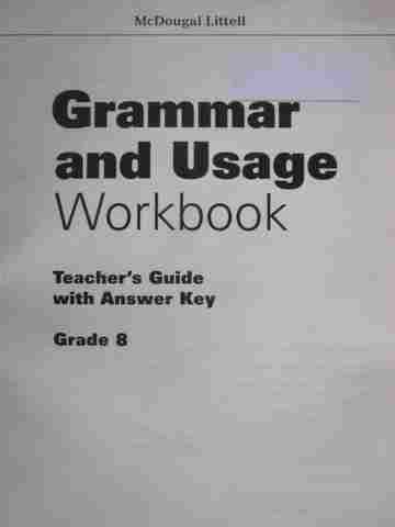 (image for) Grammar & Usage 8 Workbook TG (TE)(P)