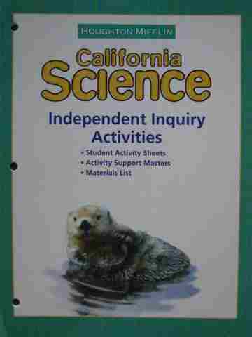 (image for) California Science 1 Independent Inquiry Activities (CA)(P)
