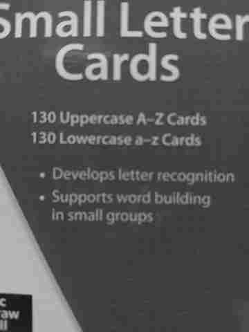 (image for) Wonders K-6 Small Letter Cards (Card)(Pk)