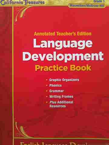 (image for) California Treasures 1 ELD Practice Book ATE (CA)(TE)(P)