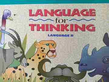 (image for) SRA Language for Thinking Language 2 Teacher's Materials (TE)(Box)