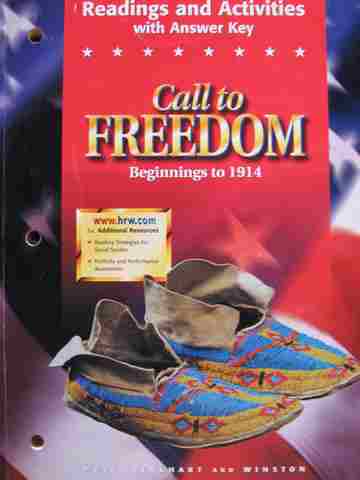 (image for) Call to Freedom Beginnings to 1914 Readings & Activities (P)