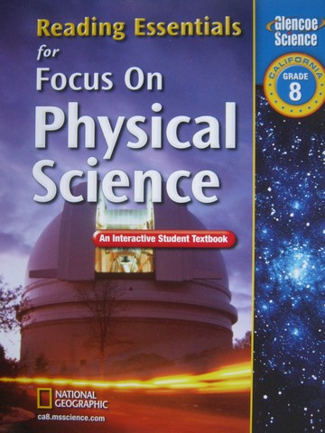 (image for) Focus on Physical Science Reading Essentials (CA)(P)