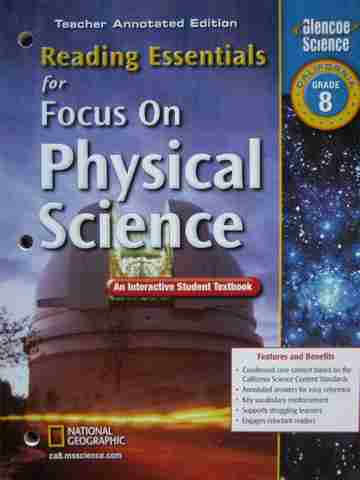 (image for) Focus on Physical Science Reading Essentials TAE (CA)(TE)(P)