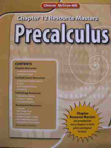 (image for) Precalculus Chapter 12 Resource Masters (P)