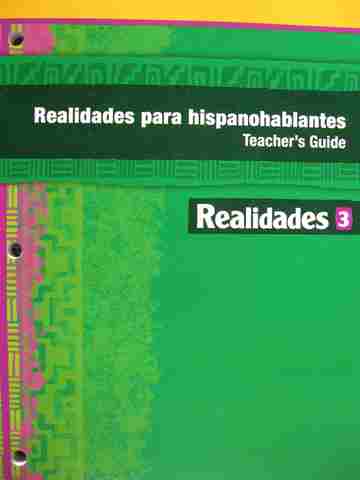 (image for) Realidades 3 Realidades para hispanohablantes TG (TE)(P)