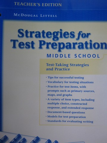 (image for) Strategies for Test Preparation MS Social Studies TE (TE)(P)