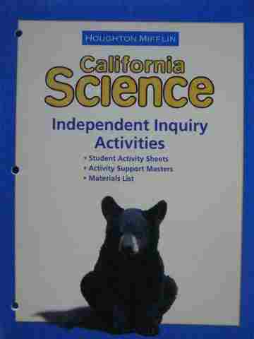 (image for) California Science 4 Independent Inquiry Activities (CA)(P)