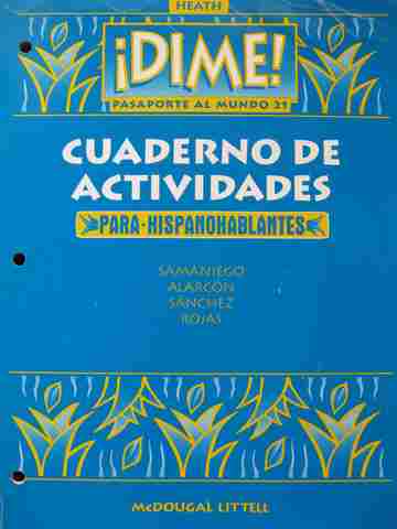 (image for) Dime! Pasaporte al mundo 21 Cuaderno de actividades (P)
