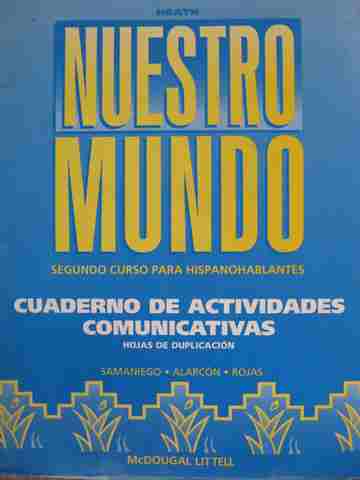 (image for) Nuestro mundo 2 Cuaderno de actividades BLM (P) by Samaniego, etc.