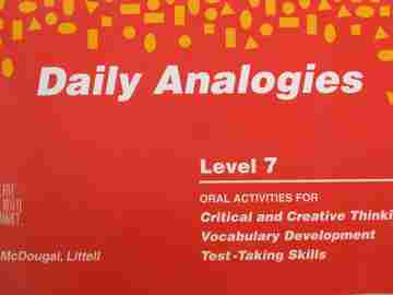 (image for) Daily Analogies 7 TM (TE)(Spiral) by Caroline W Ruesswick