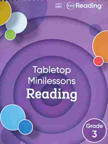 (image for) Into Reading 3 Tabletop Minilessons Reading (Spiral)(Easel)