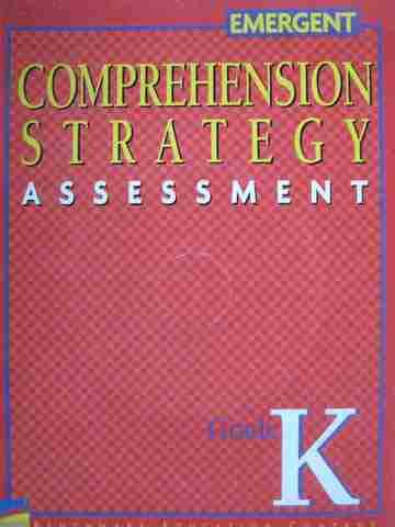 (image for) Comprehension Strategy Assessment K Emergent (Spiral)