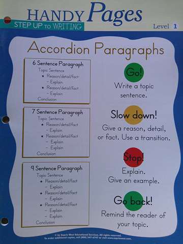 (image for) Step Up to Writing 1 Handy Pages (P) by Maureen E Auman
