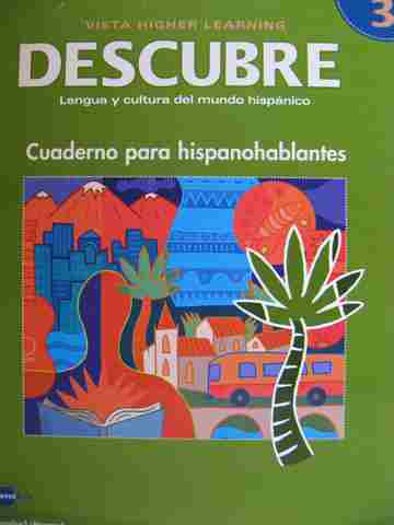Descubre 3 Cuaderno para hispanohablantes (P) (image for) Descubre 3 Cuaderno para hispanohablantes (P)