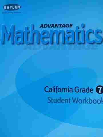 Advantage Mathematics California Grade 7 (P) (image for) Advantage Mathematics California Grade 7 (P)