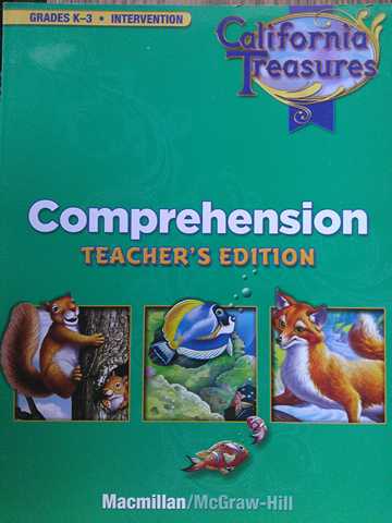 (image for) California Treasures K-3 Comprehension Intervention TE (CA)(TE)(P)