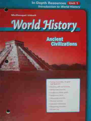 (image for) Ancient Civilizations In-Depth Resources Unit 1 (P)