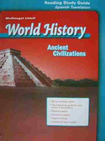 (image for) Ancient Civilizations Reading Study Guide Spanish (P)