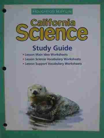 (image for) California Science 1 Study Guide (CA)(P)