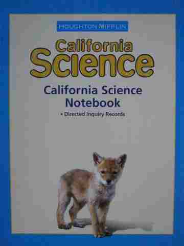 (image for) California Science K Science Notebook (CA)(P)
