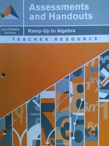 (image for) Ramp-Up to Algebra Assessments & Handouts (CA)(TE)(P)