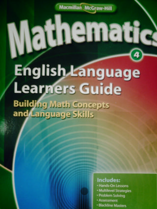 (image for) Mathematics 4 English Language Learners Guide (Spiral)
