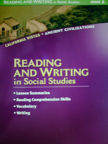(image for) California Vistas 6 Reading & Writing in Social Studies (CA)(P)