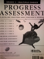 (image for) Spotlight on Literacy 5 Multiple Choice Progress Assessment (Pk)