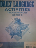 (image for) Spotlight on Literacy 3 Daily Language Transparencies (Pk)