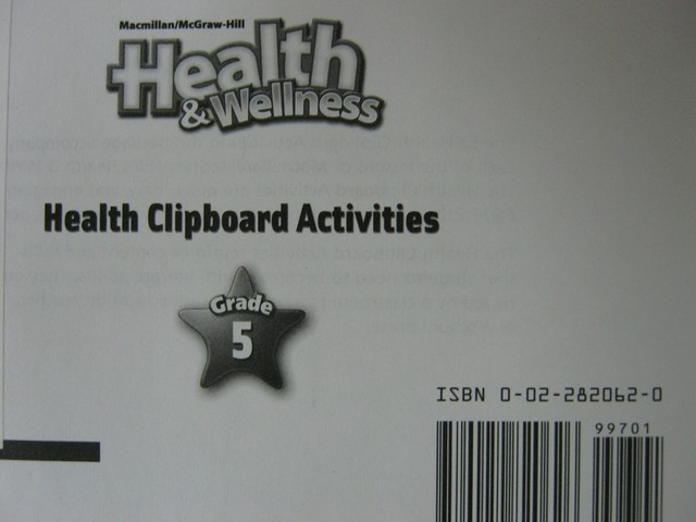 (image for) Health & Wellness 5 Health Clipboard Activities (PK)