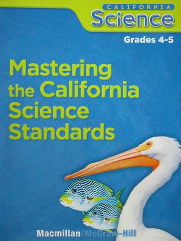 (image for) California Science 4-5 Mastering California Science Standards (CA)(P)