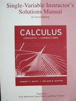 (image for) Calculus Concepts & Connections Single-Variable ISM (TE)(P)