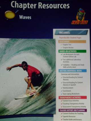 (image for) Glencoe Physical Science Chapter Resources Waves (P)