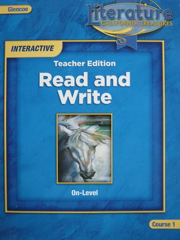 (image for) California Treasures Course 1 On-Level Read & Write TE (TE)(P)