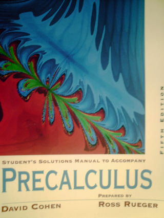 (image for) Precalculus 5th Edition Student's Solutions Manual (P) by Rueger
