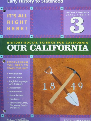 (image for) History-Social Science for California 4 Unit 3 TR (CA)(TE)(P) - Click Image to Close