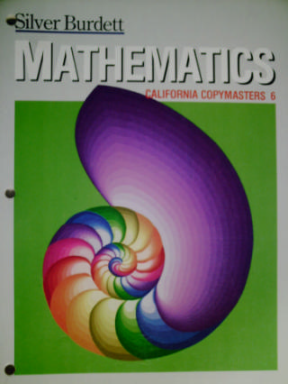 (image for) Silver Burdett Mathematics 6 California Copymasters (CA)(P)
