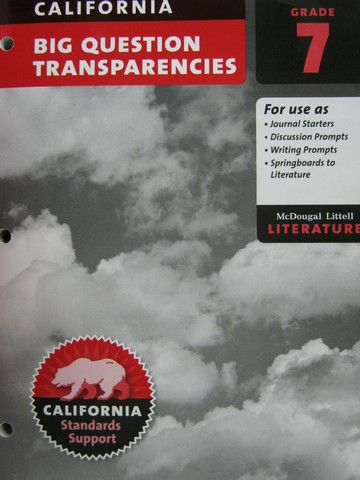 (image for) ML Literature 7 Big Question Transparencies (CA)(P)